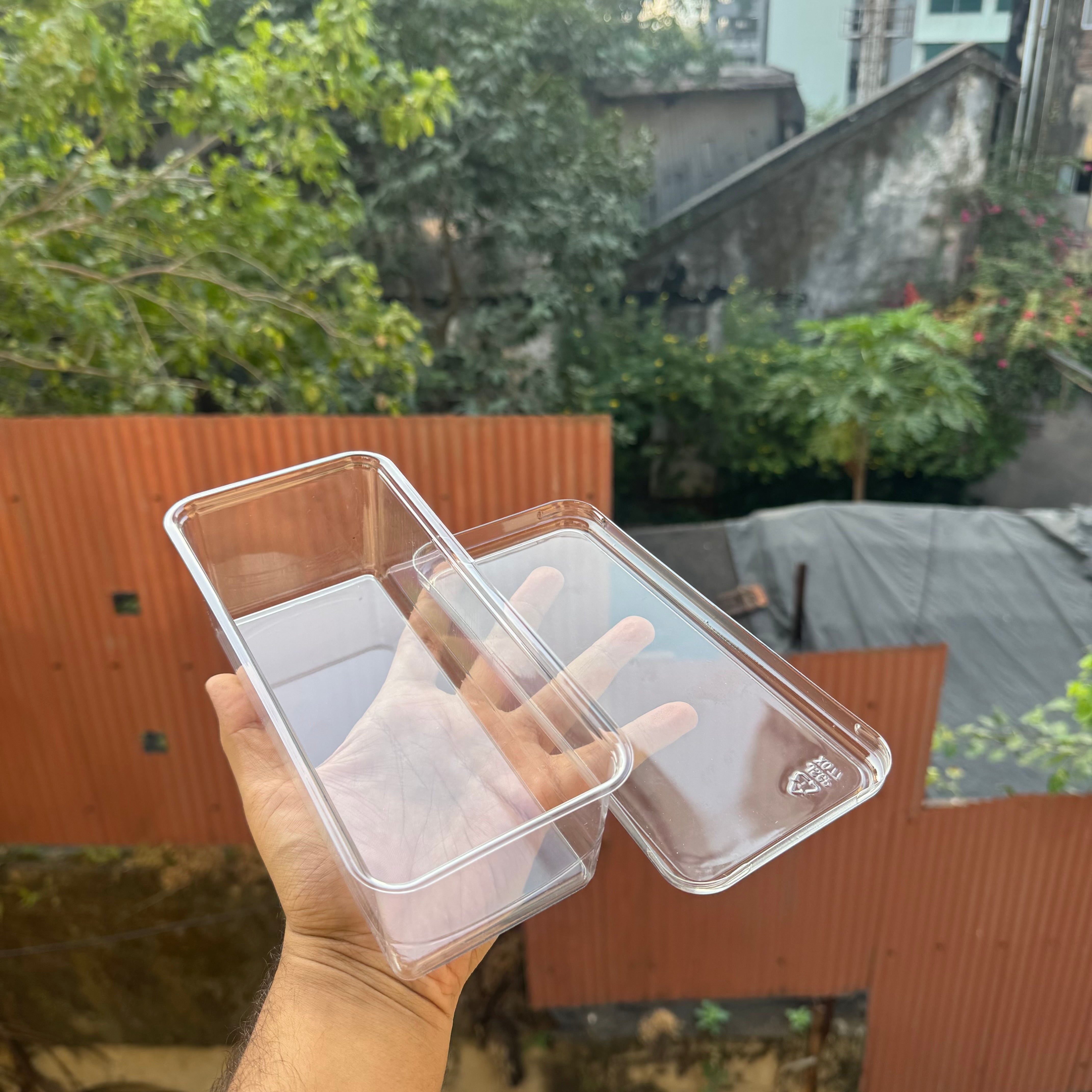 Sturdy PVC Long Rectangle Tub (10pc)