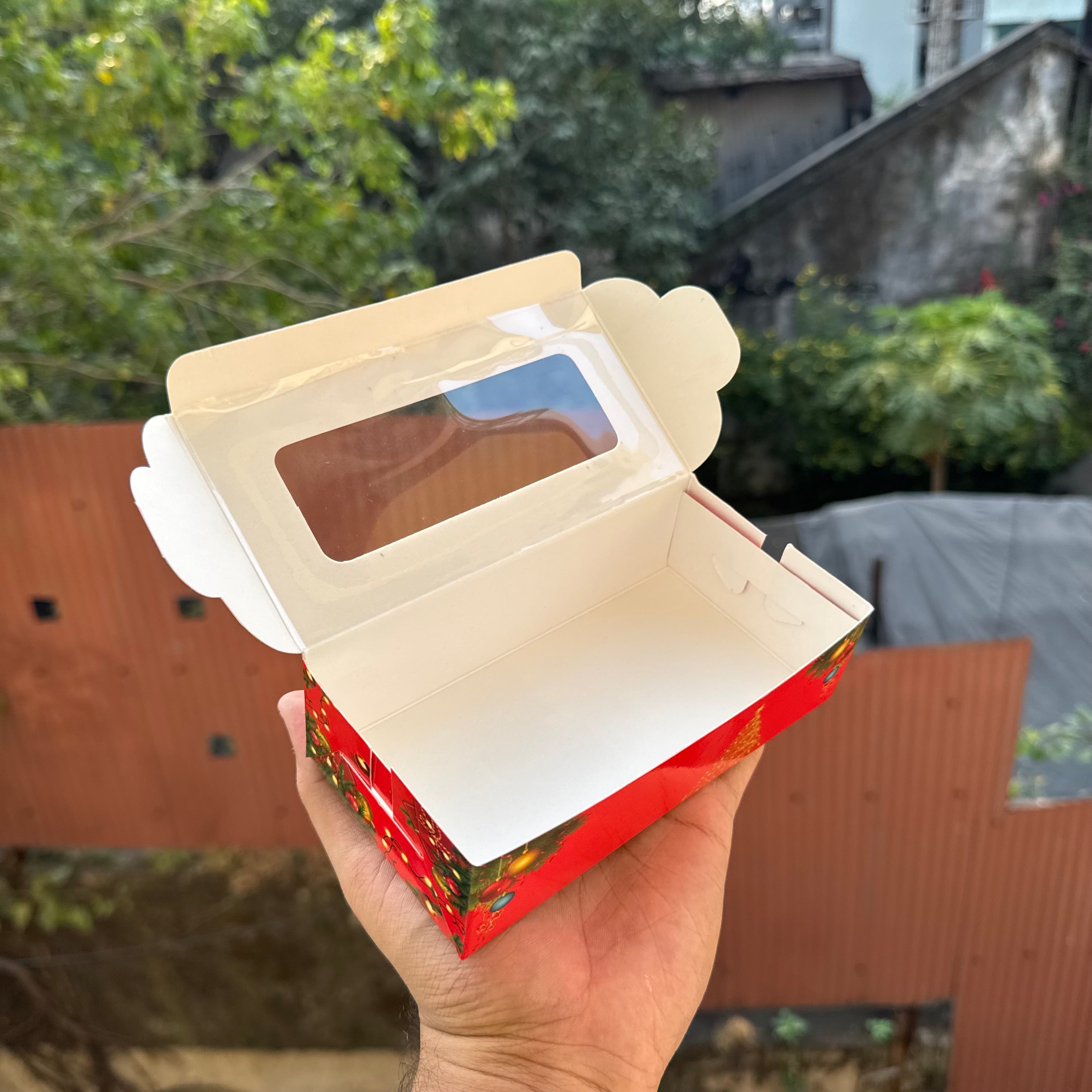 Christmas 2 Brownie Box (10 pc) | Red