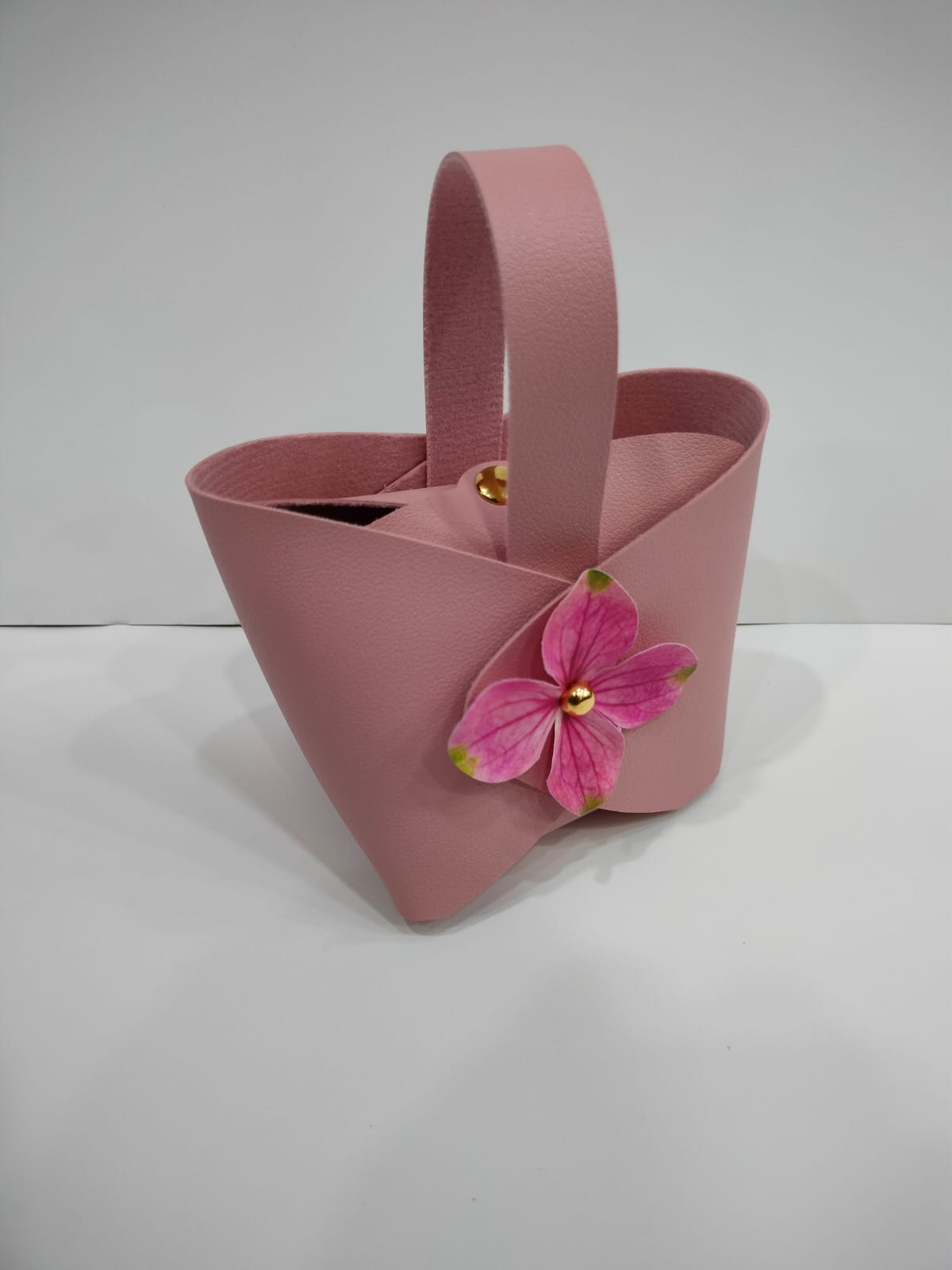 Floral Purse Style Hamper Bag 3inch (10pc) • Pink