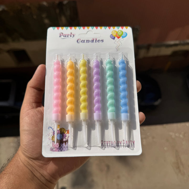 Pastel Twisties Candle