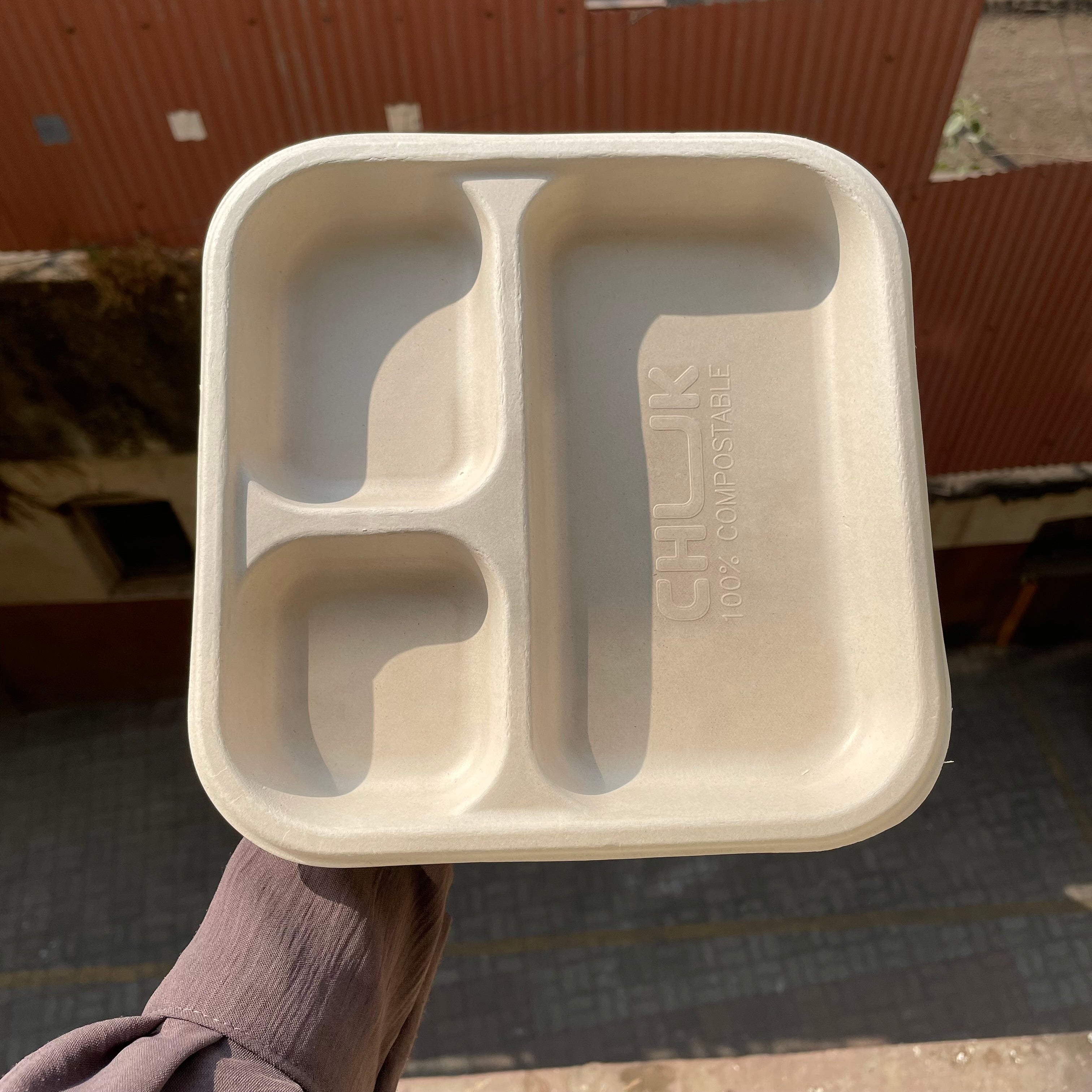 Disposable Bagasse Plates (25pcs)