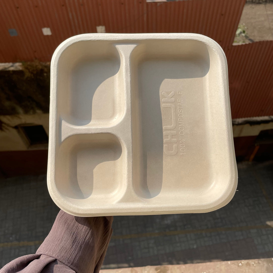 Disposable Bagasse Plates (25pcs)
