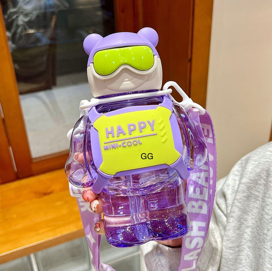 Happy Bear Sipper Purple