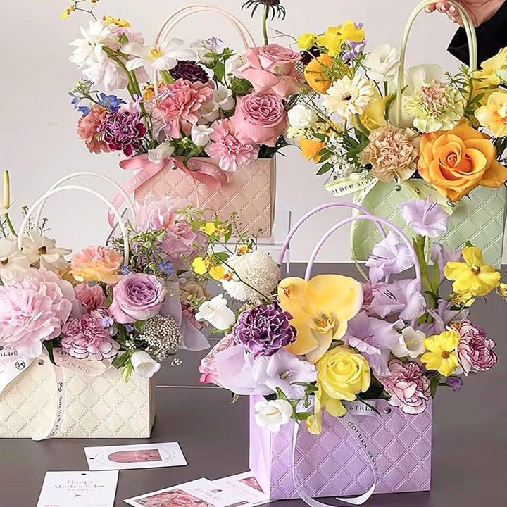 Candle Bouquet Bag Pink 1pc