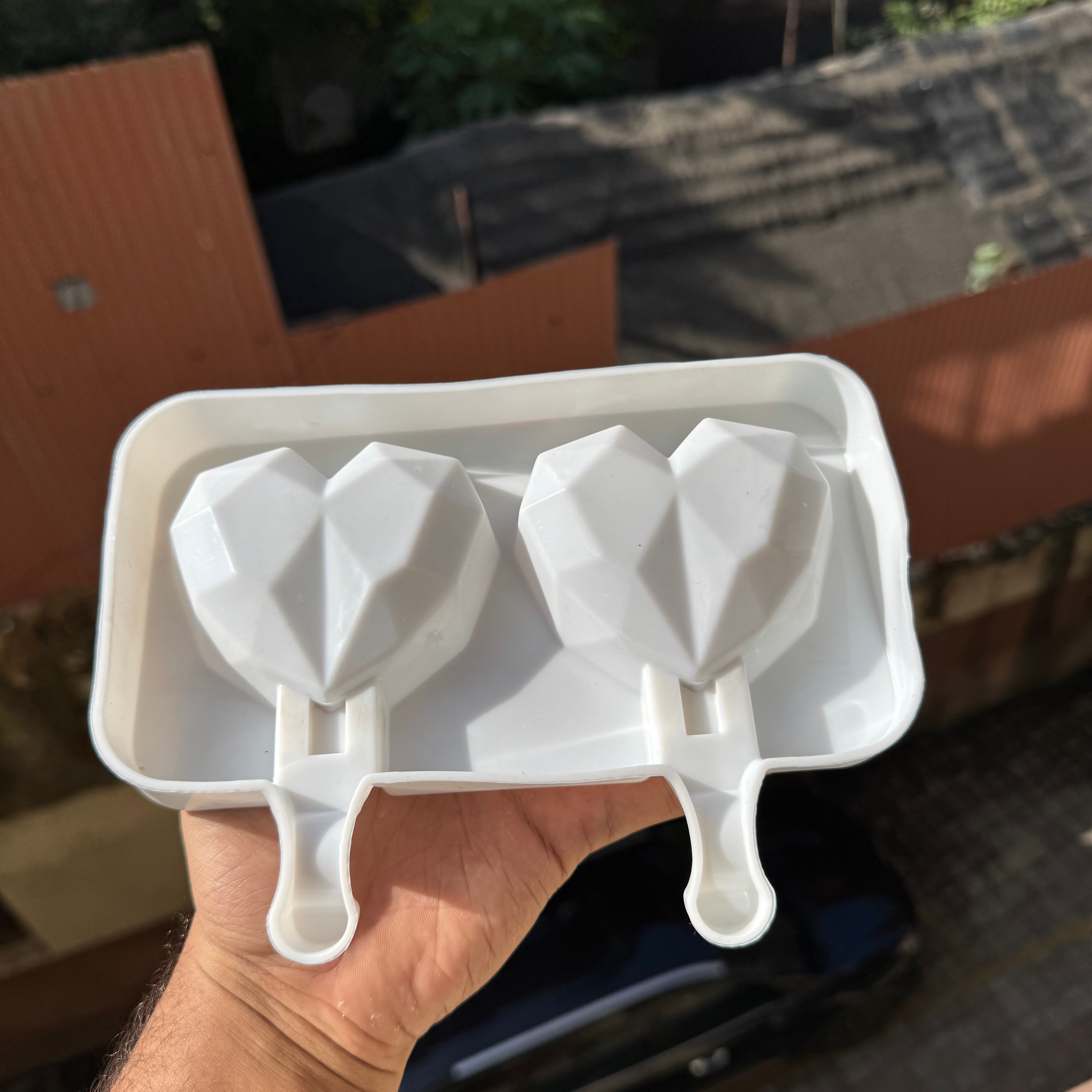 3d Heart Silicon Cakesicle Mould