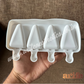 Designer Cakesicle Triangle Silicon Mould