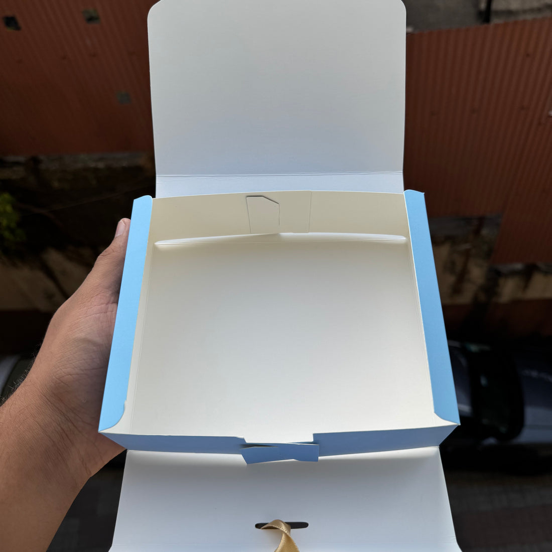 Baby Boy Announcement Hamper Box