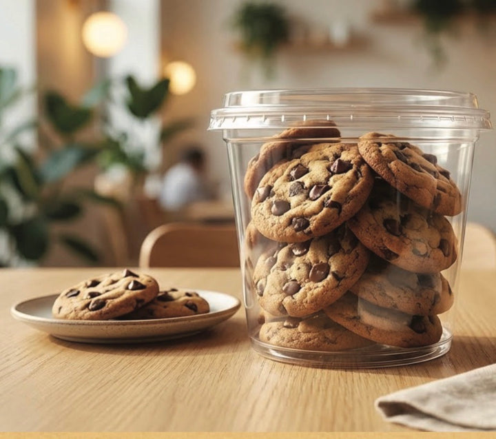 Cookie Dessert PVC Container (10pc)
