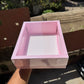 Pink Hamper Box With Lid