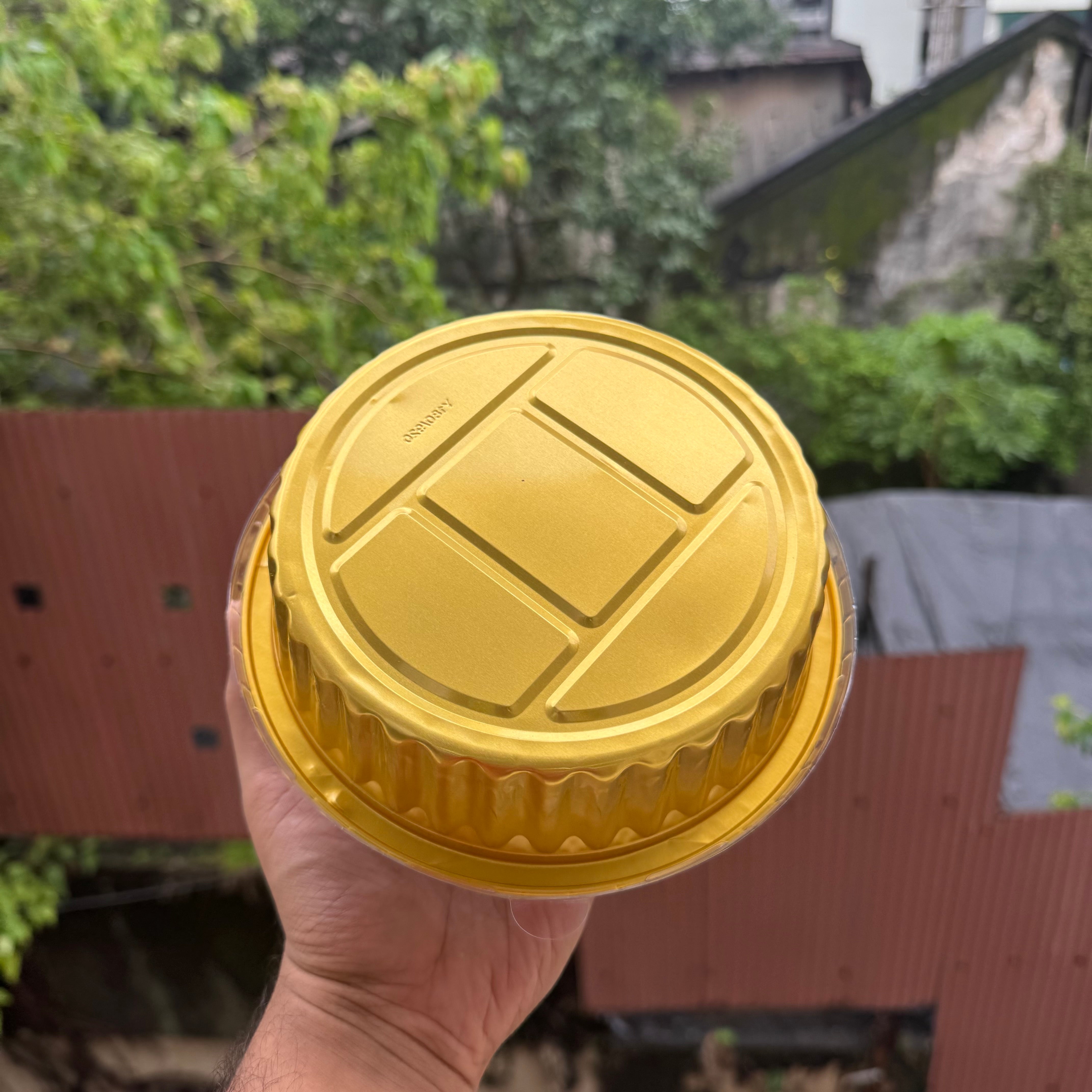 Round Foil Bakeable Container Large (10pc)