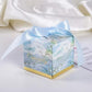 Pretty Marble Print Box For Candles / Jewellery / Chocolate with Ribbon (10pc)
