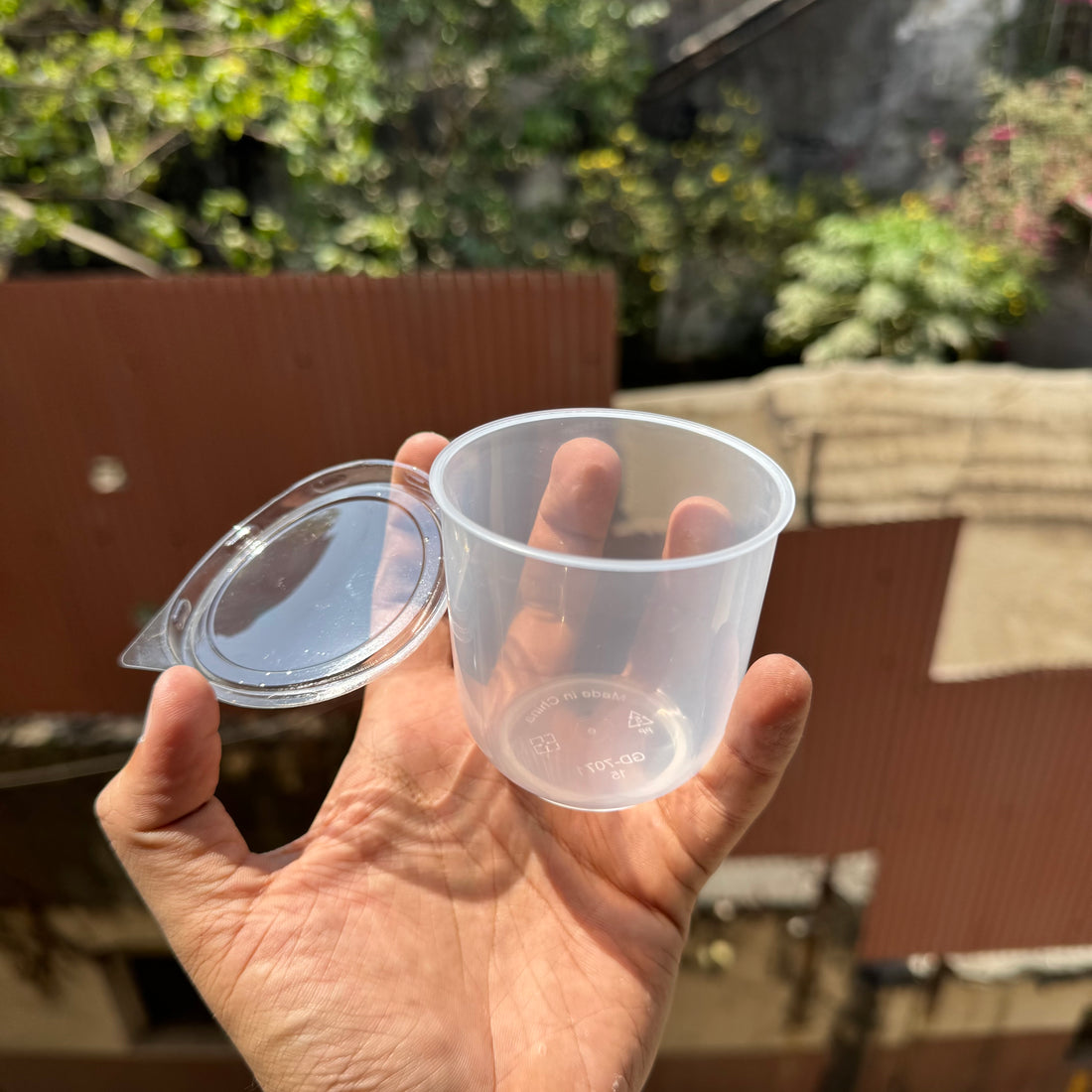 Frosted Dessert PET Container with Lid (10pc)