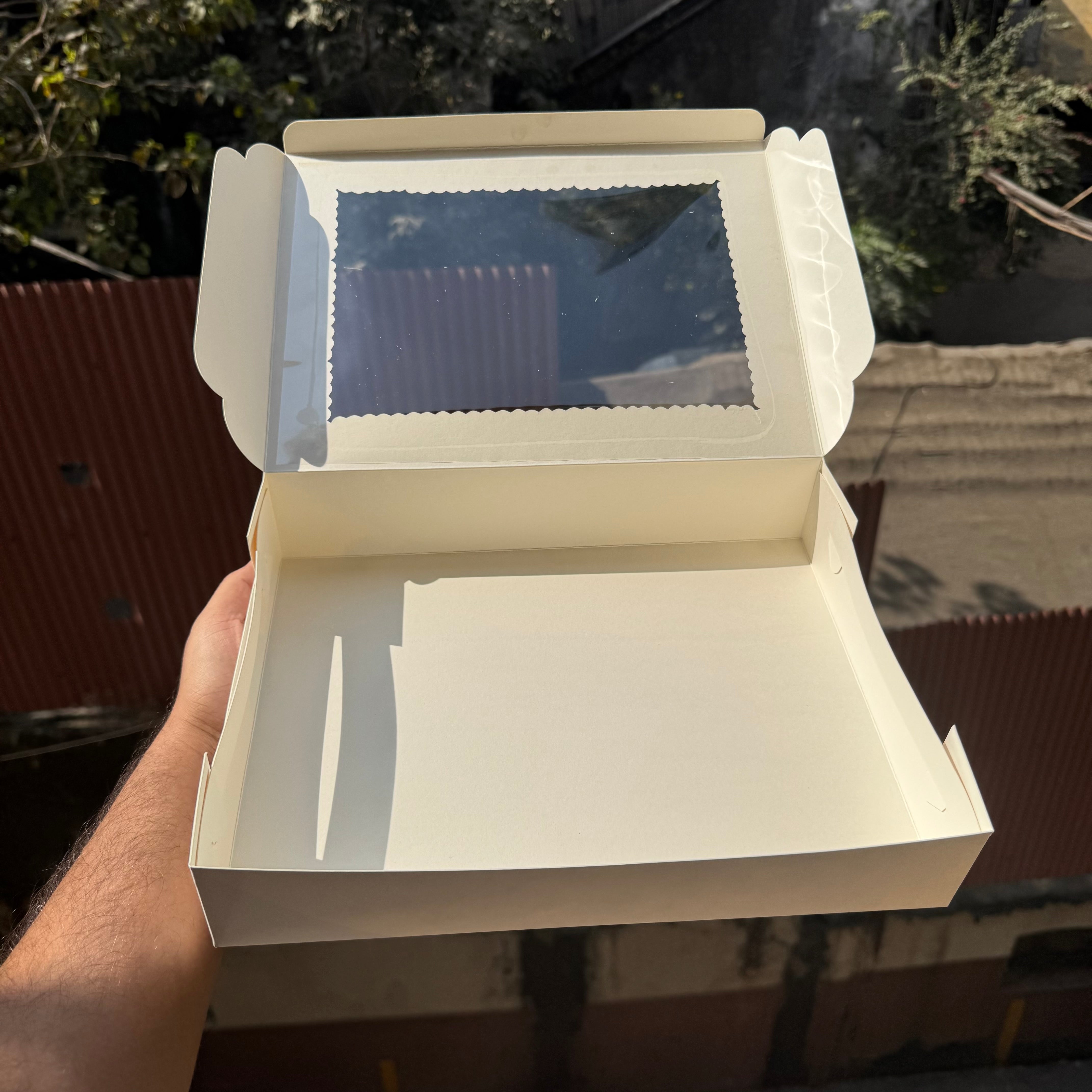 Twelve Brownie Box White (10pc)