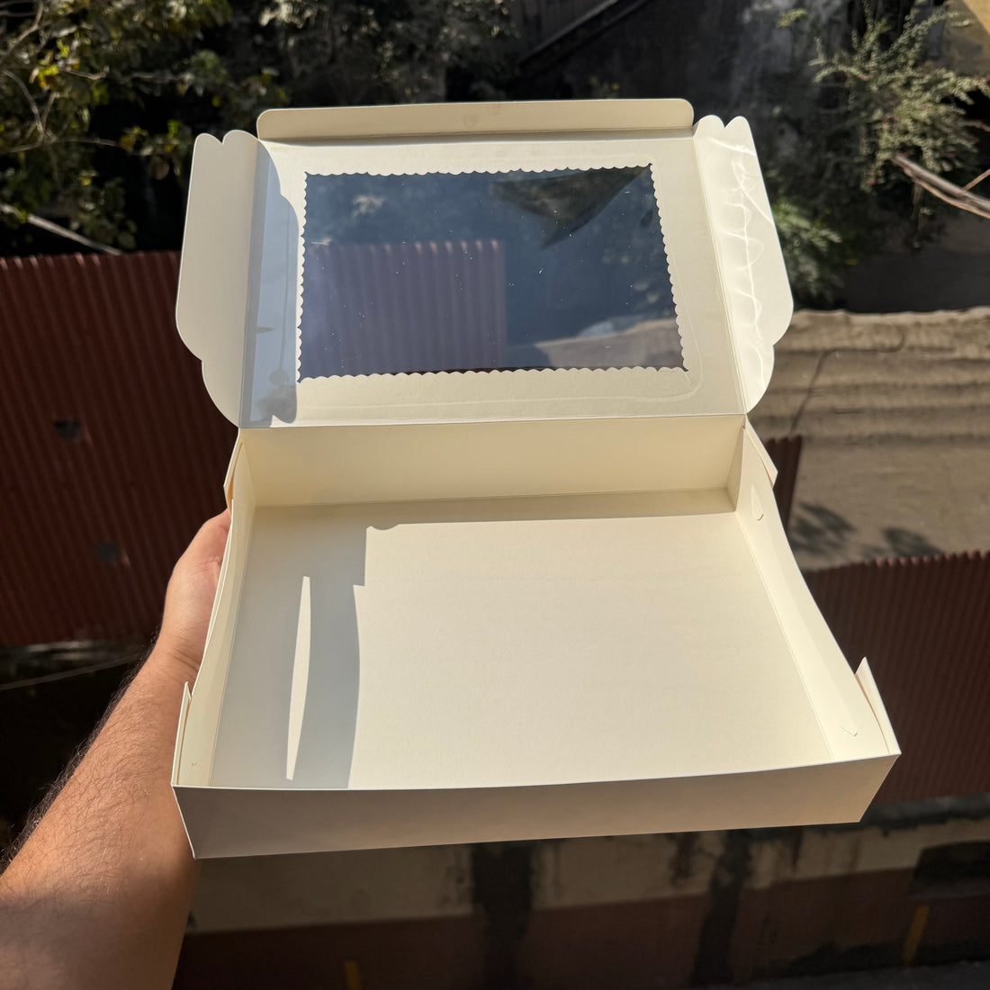 Twelve Brownie Box White (10pc)