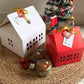 House Hamper / Tea Cake Box - Christmas Special (10pc) • White - 6x6x4inch
