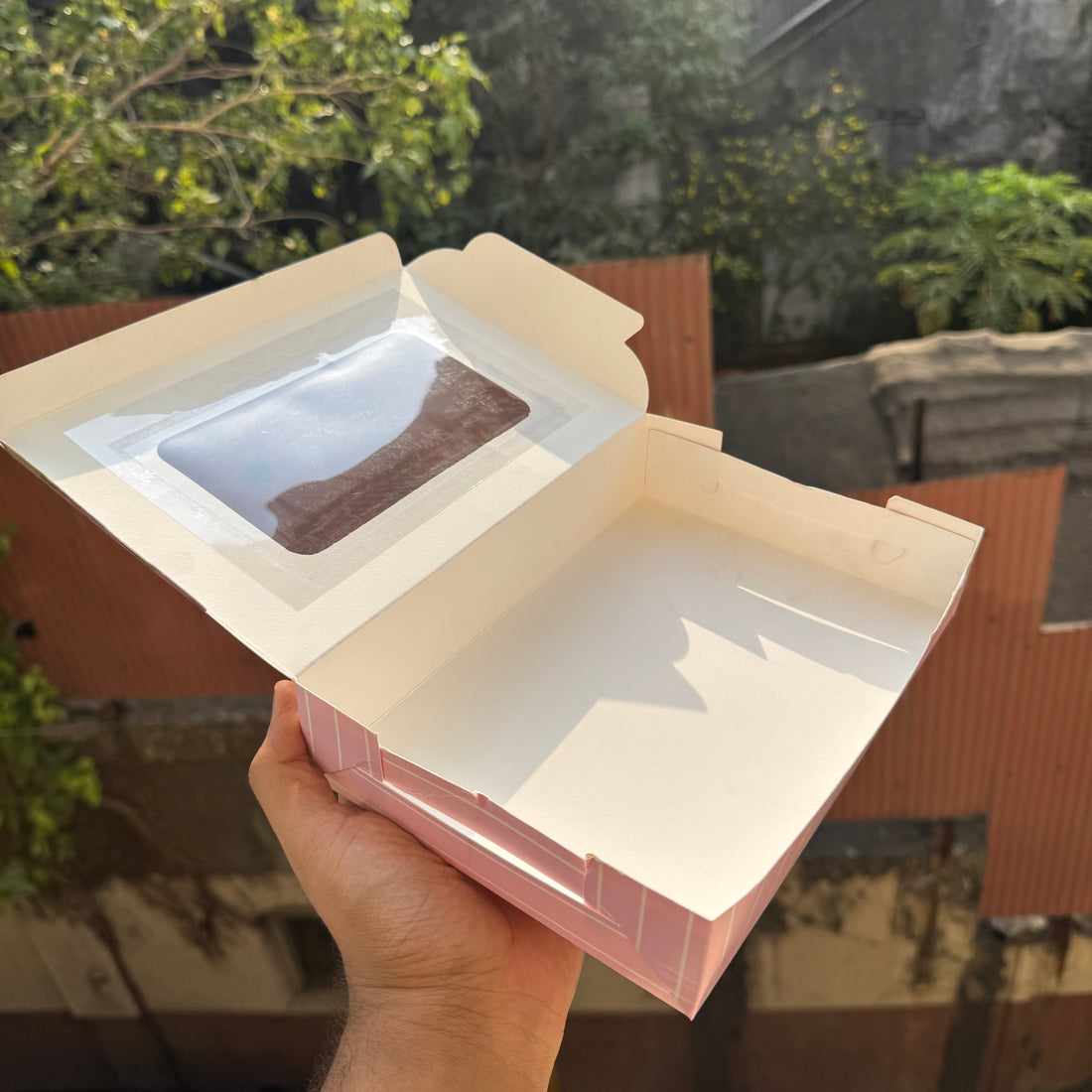 Floral Six Brownie Box (10pc) • Pink Bloom