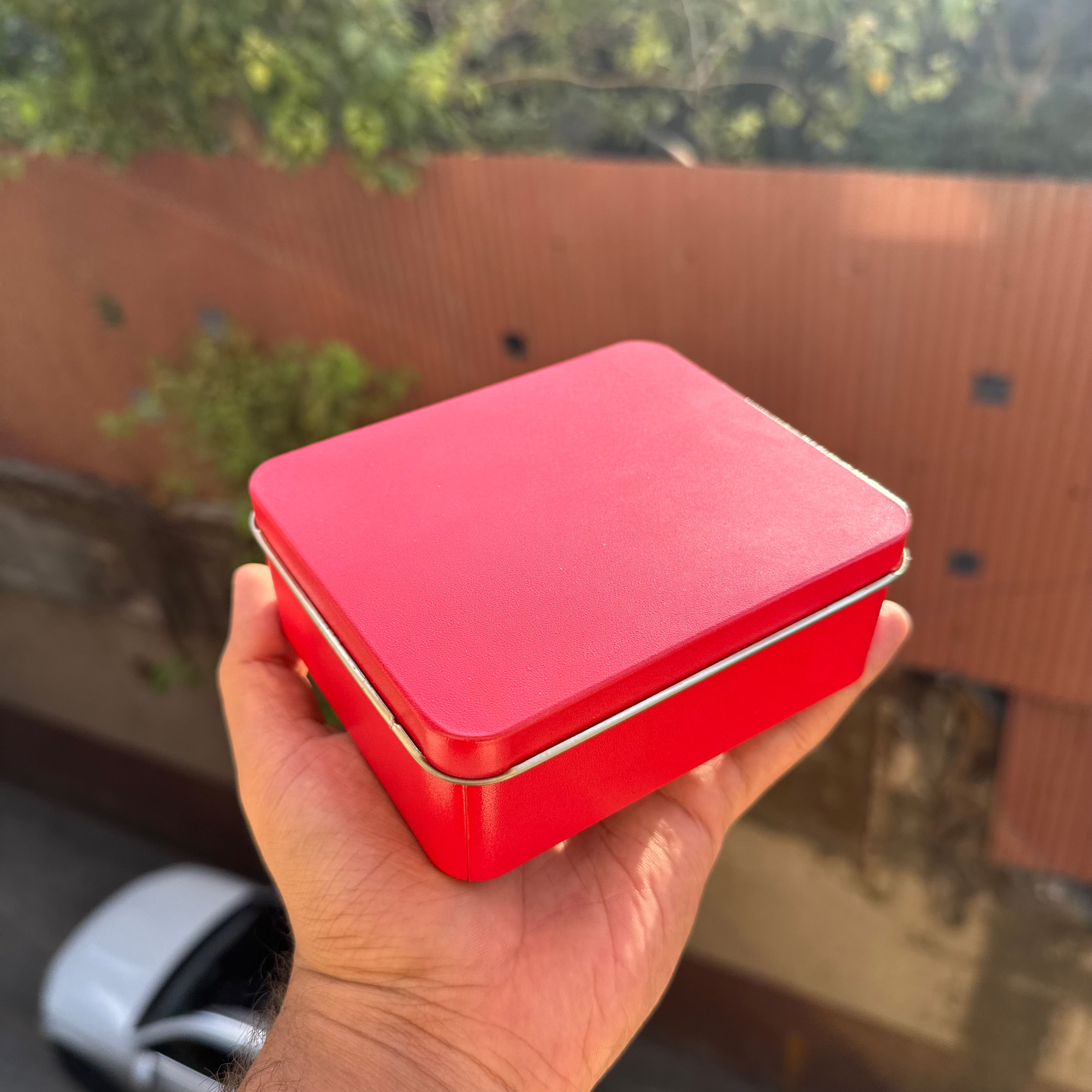 Cookie Dream Tin Rectangle - Red