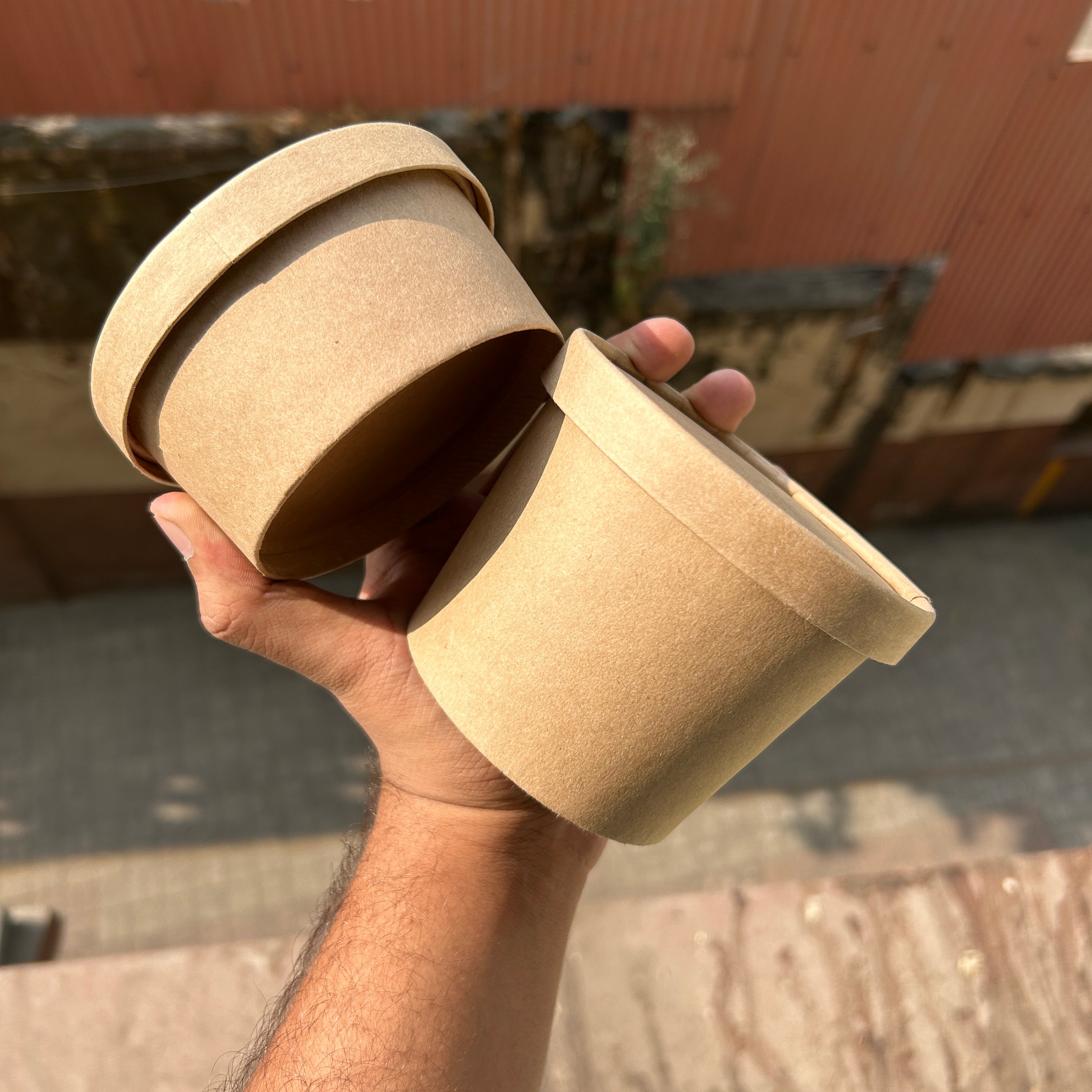 Kraft Tubs 500 ml (10 pc)