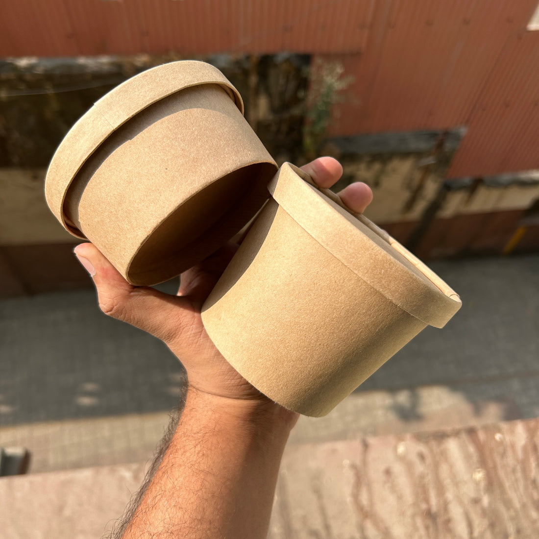 Kraft Tubs 500 ml (10 pc)