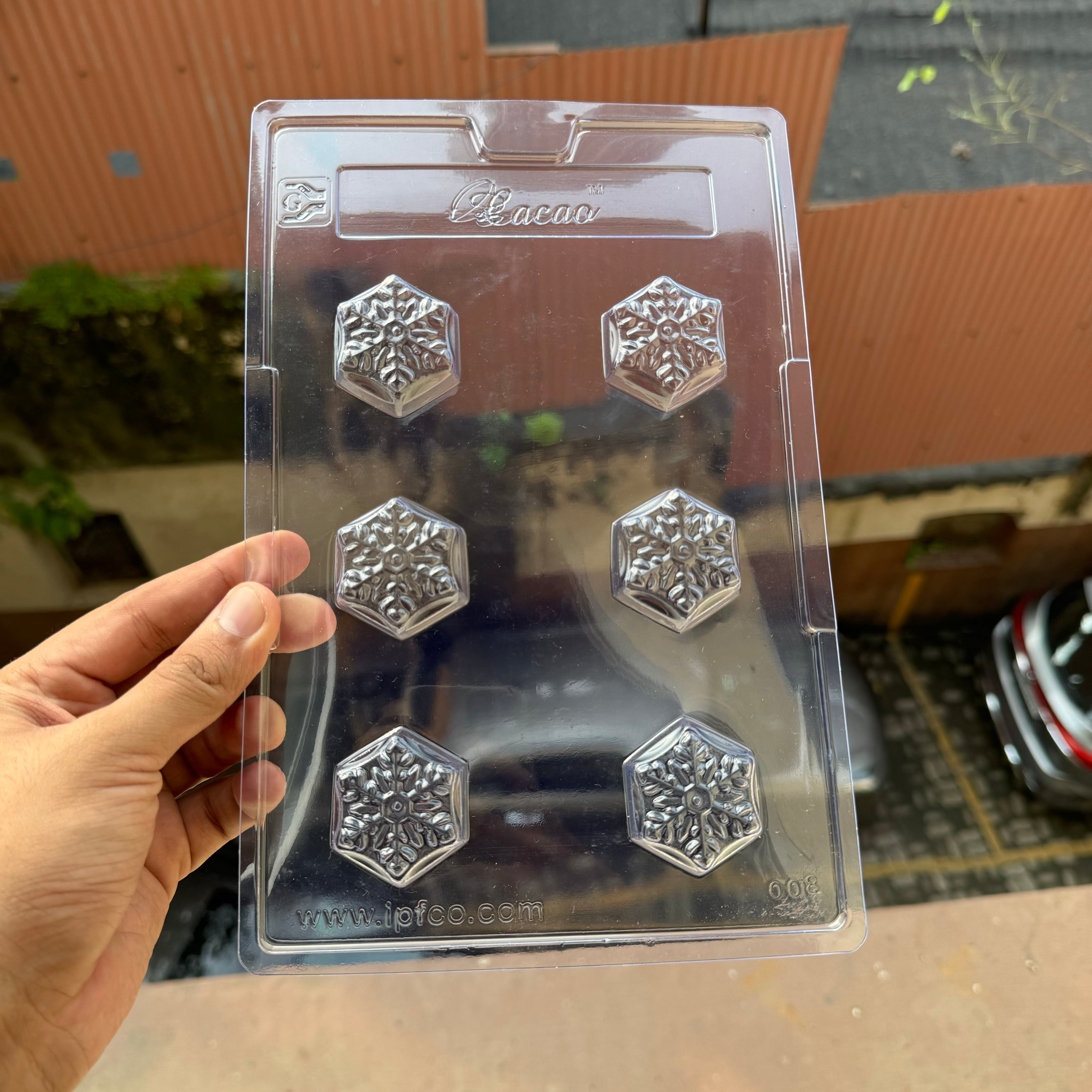 Christmas Snowflake Cacao Mould