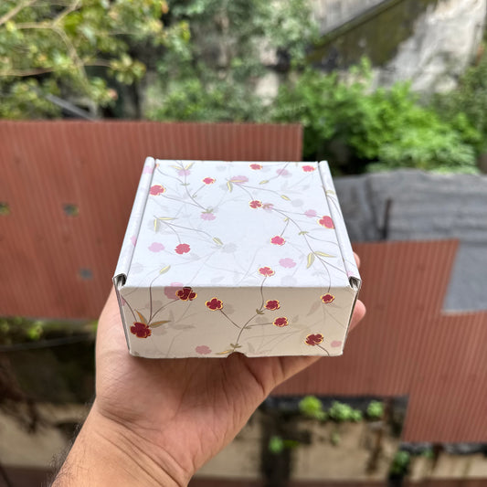 Lotus Print Corrugated Box (10pc)