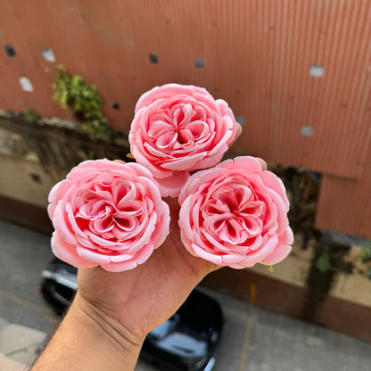 Whirled Rose Artificial Flower - 3pc