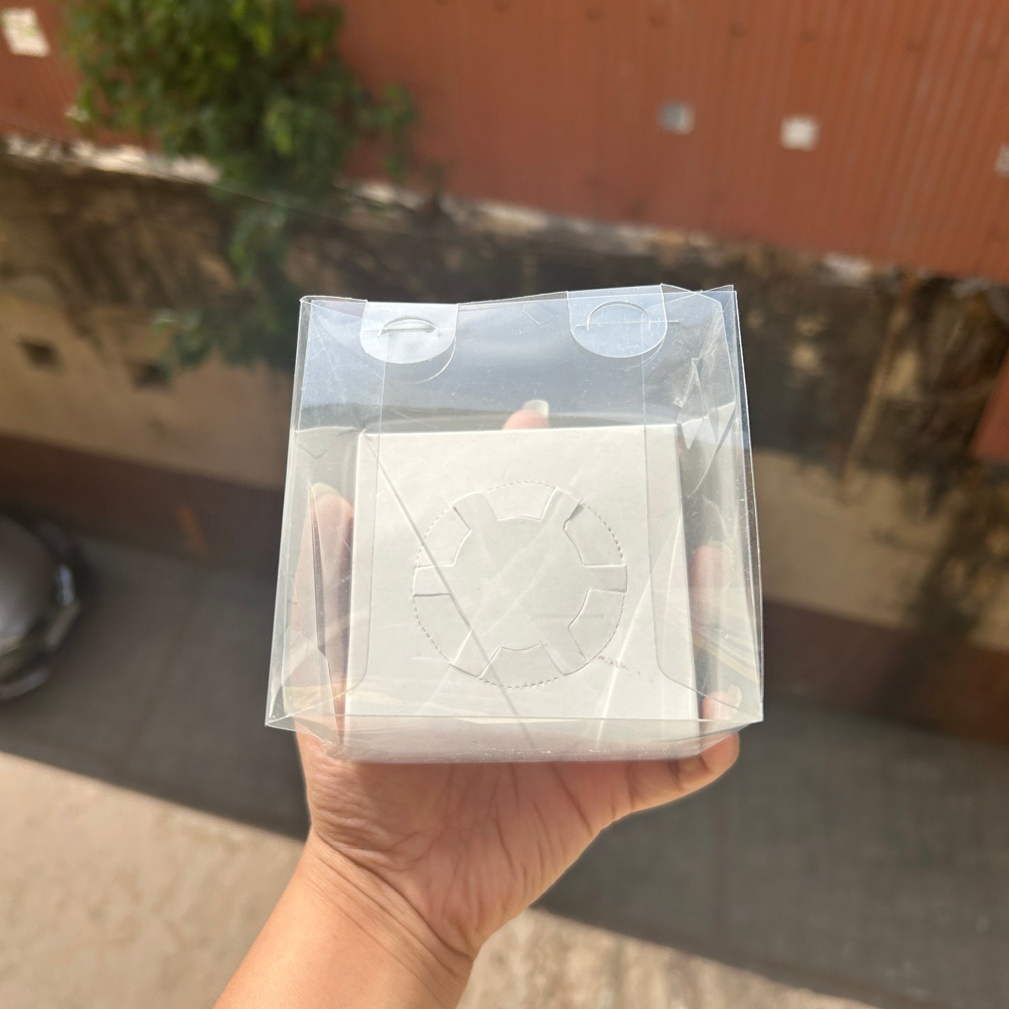 Single Cupcake / Jar Box Transparent