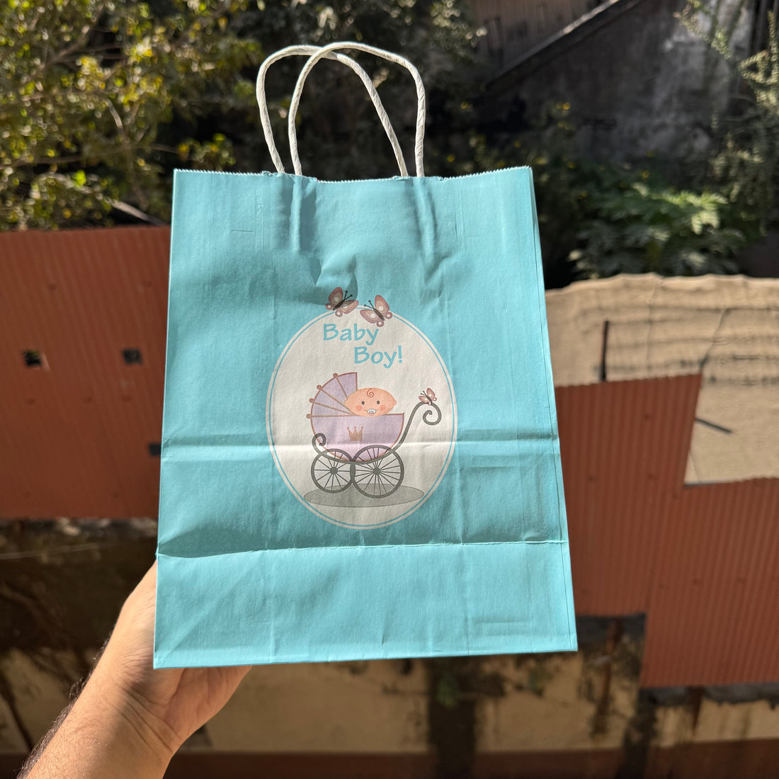 Baby Boy Paper Bag (12pc)