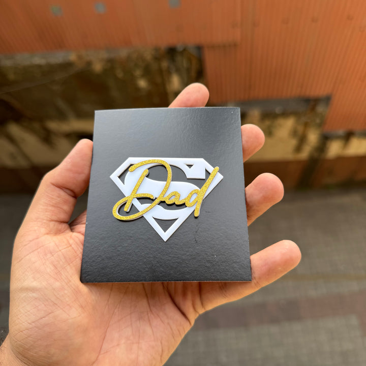 Father’s Day Double Acrylic Tag