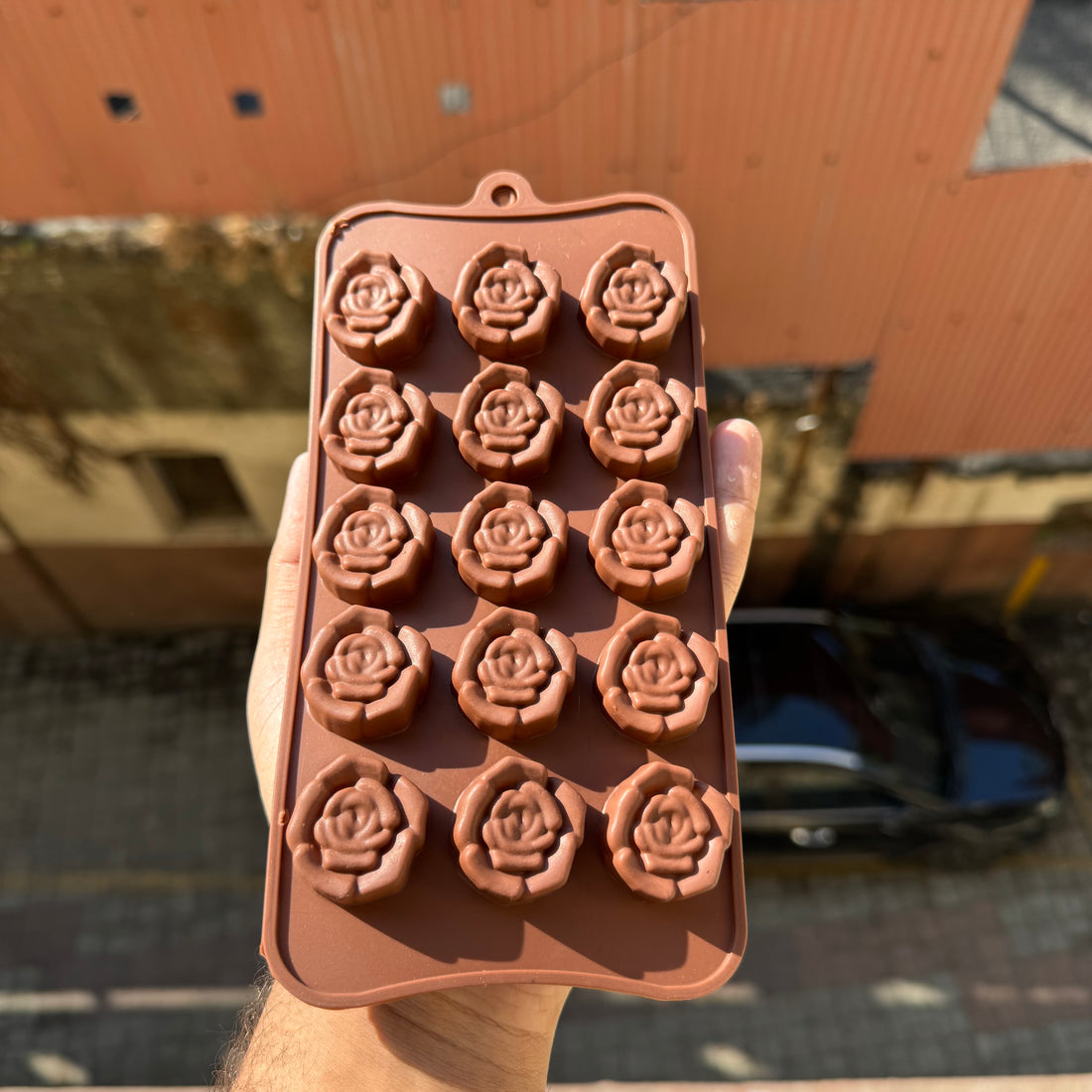 Rose Chocolate Silicon Mould