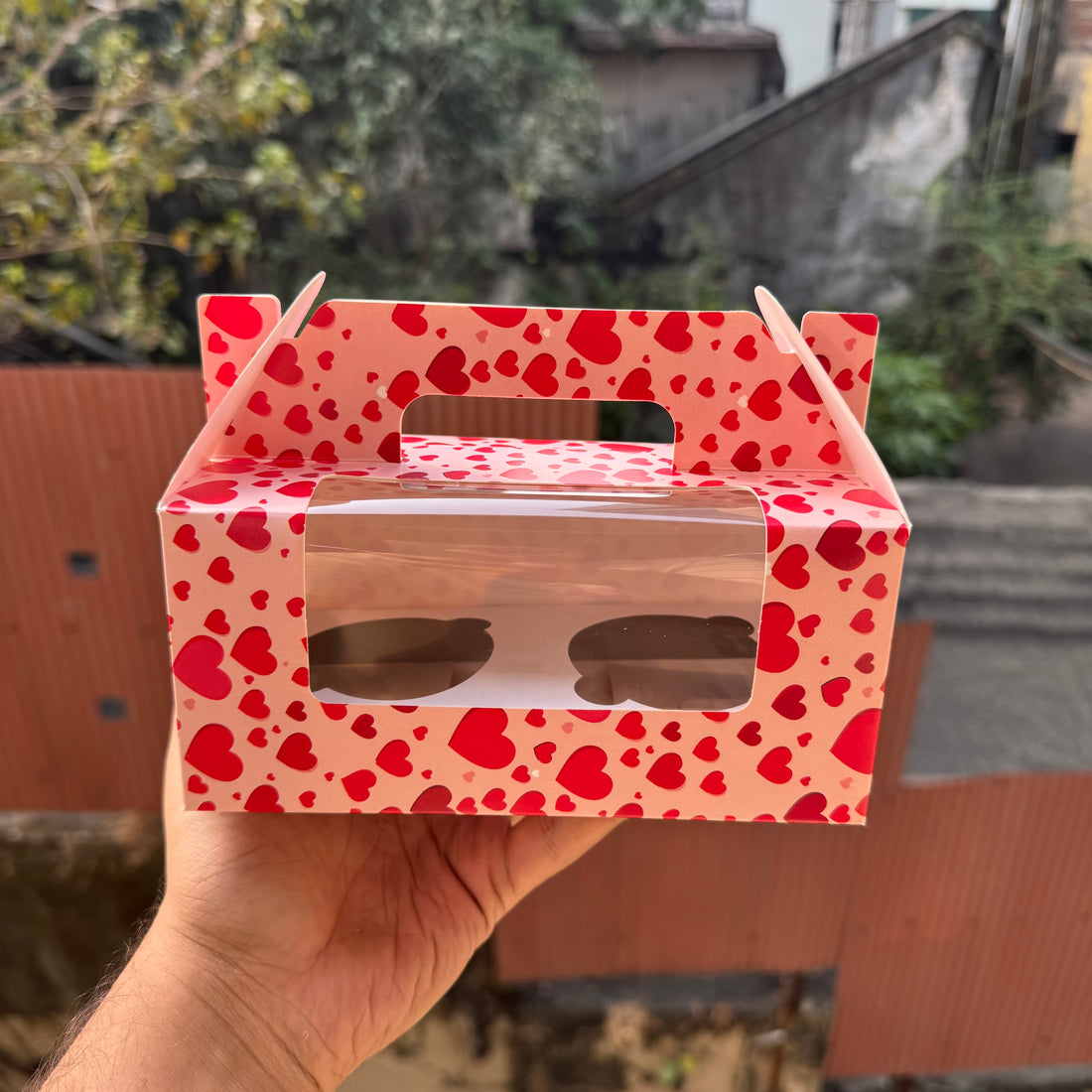 Valentine 2 Cupcake Box (10 pc)