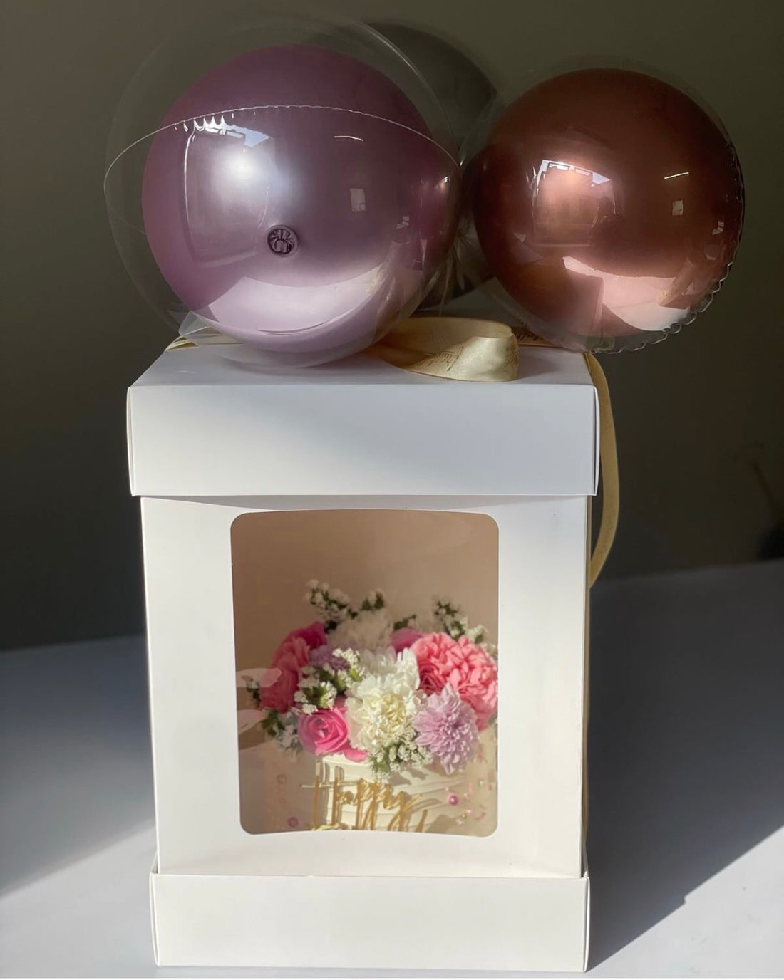 Tall Candle Bouquet Box 12inch
