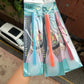 Long Handle Ombré Silicon Spatula (1pc)