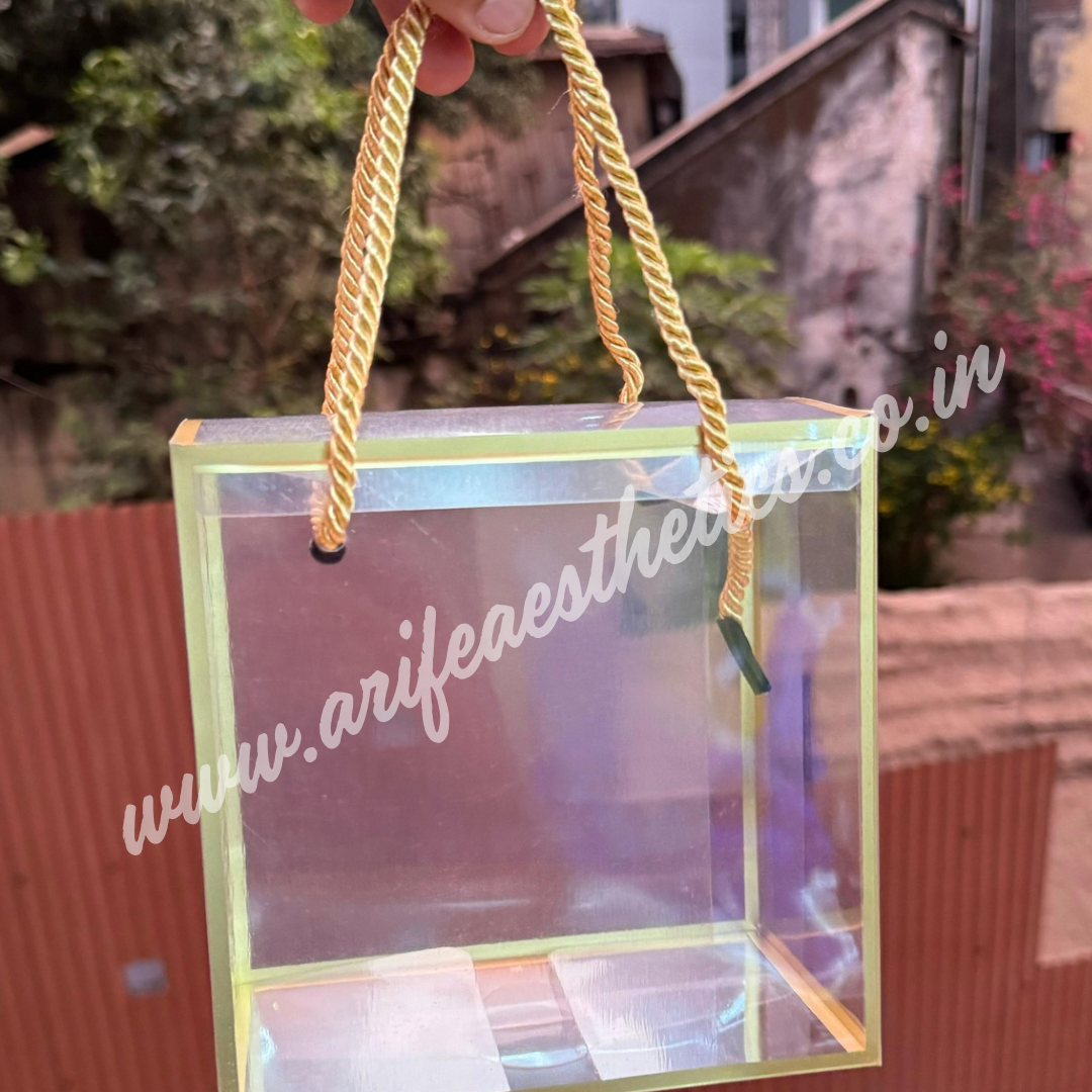 Transparent Hamper Bag PVC 6inch