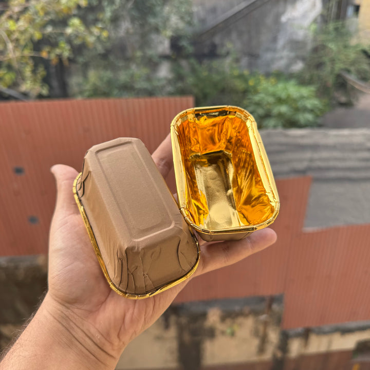 Metallic Mini Loaf Liner 10pcs