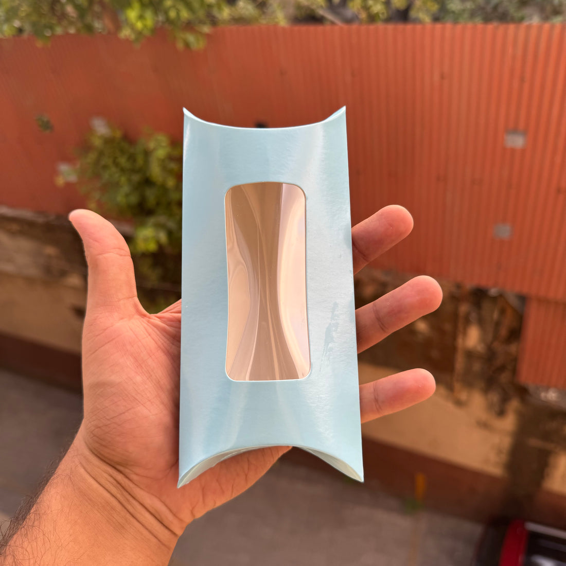Candle Box - For Wax Sachet & Tea Light Candles Baby Blue (10pc)