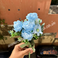 Blue ABCD Artificial Flower Bunch