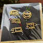 3inch Diwali Acrylic Charms (5pc) • Happy Diwali