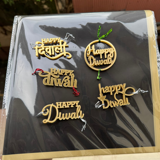 3inch Diwali Acrylic Charms (5pc) • Surprise Me Any Design