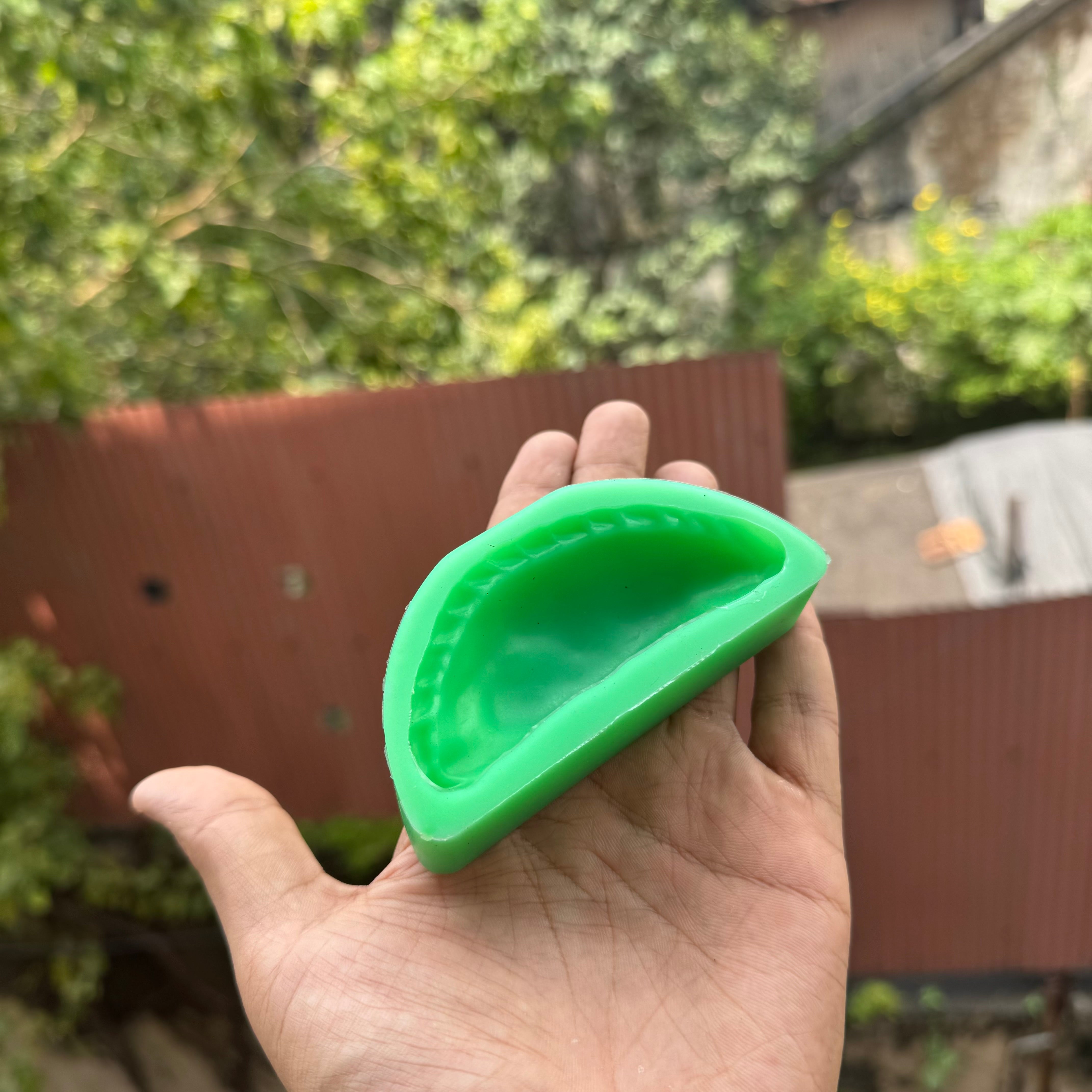 Diwali ~ Gujhiya Silicon Mould For Chocolates , Soap & Candle (1pc)