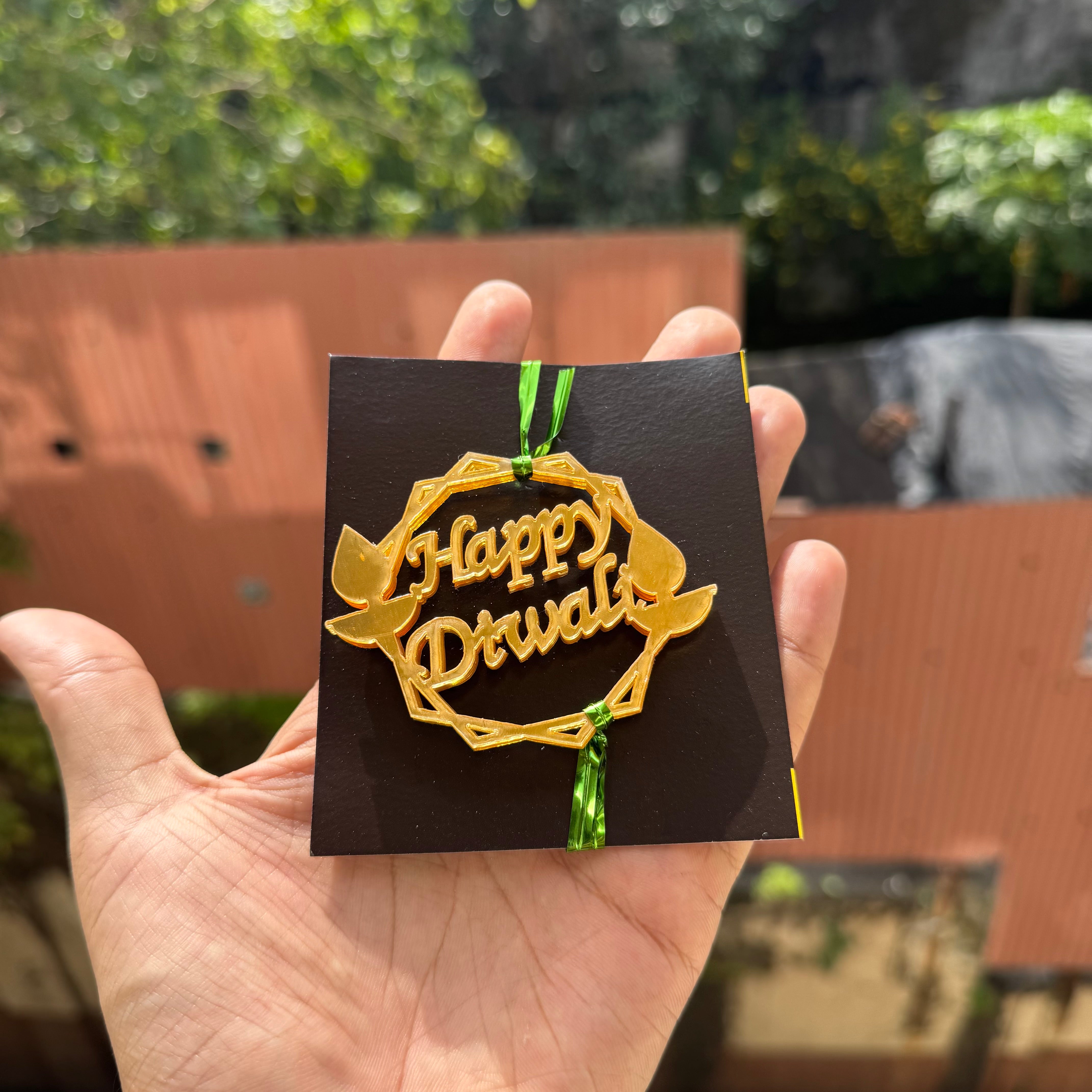 3inch Diwali Acrylic Charm (5pc)