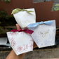 Pretty Box For Candles / Chocolates / Jewellery In Floral Aesthetic Print with Ribbon (10pc)