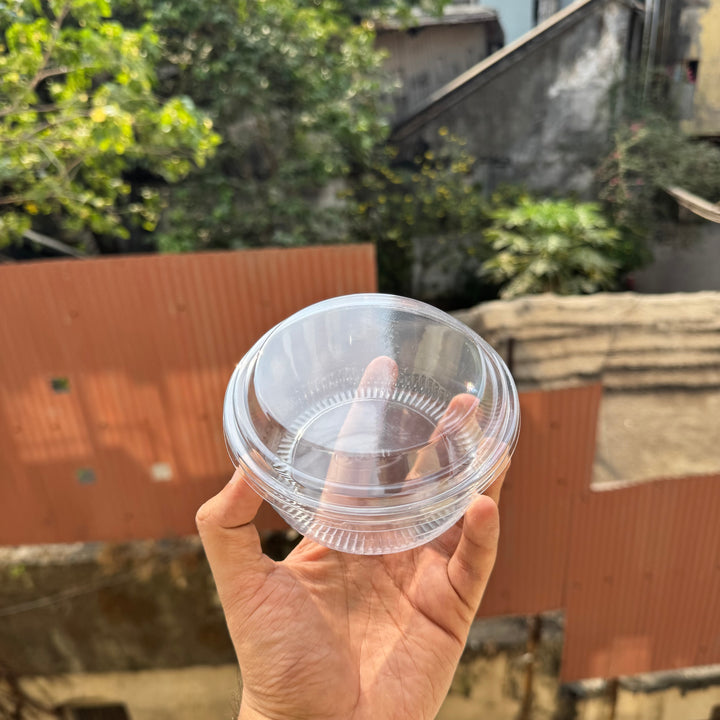 Round Dessert PVC Container (10pc) - QF582