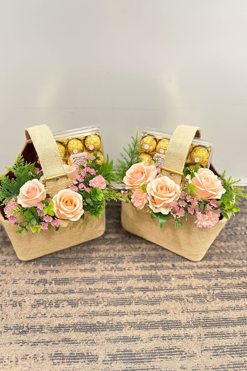 Jute Basket For Gift / Room Hamper