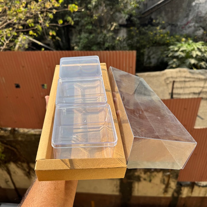 Dry Fruit / Dessert Hamper Box With Tubs