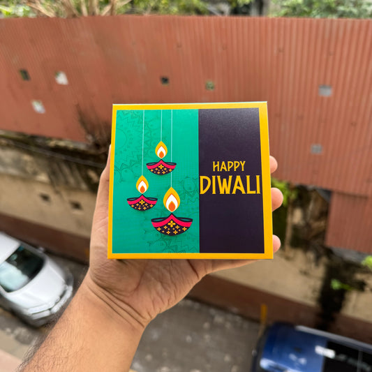 Diwali Slider Box - 4Cavity Size - Use For Brownie / Chocolate / Candle & More (10pc)