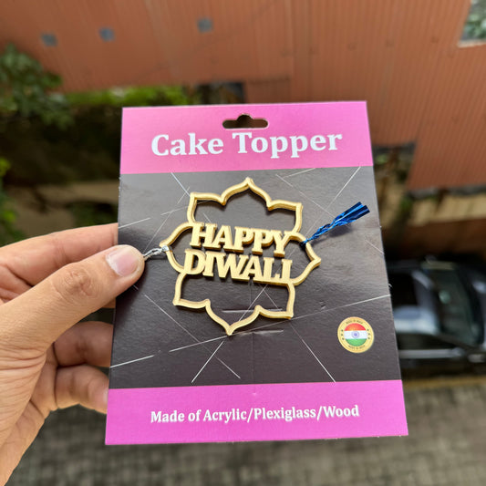Diwali Acrylic Charms (5pc set) • Happy Diwali