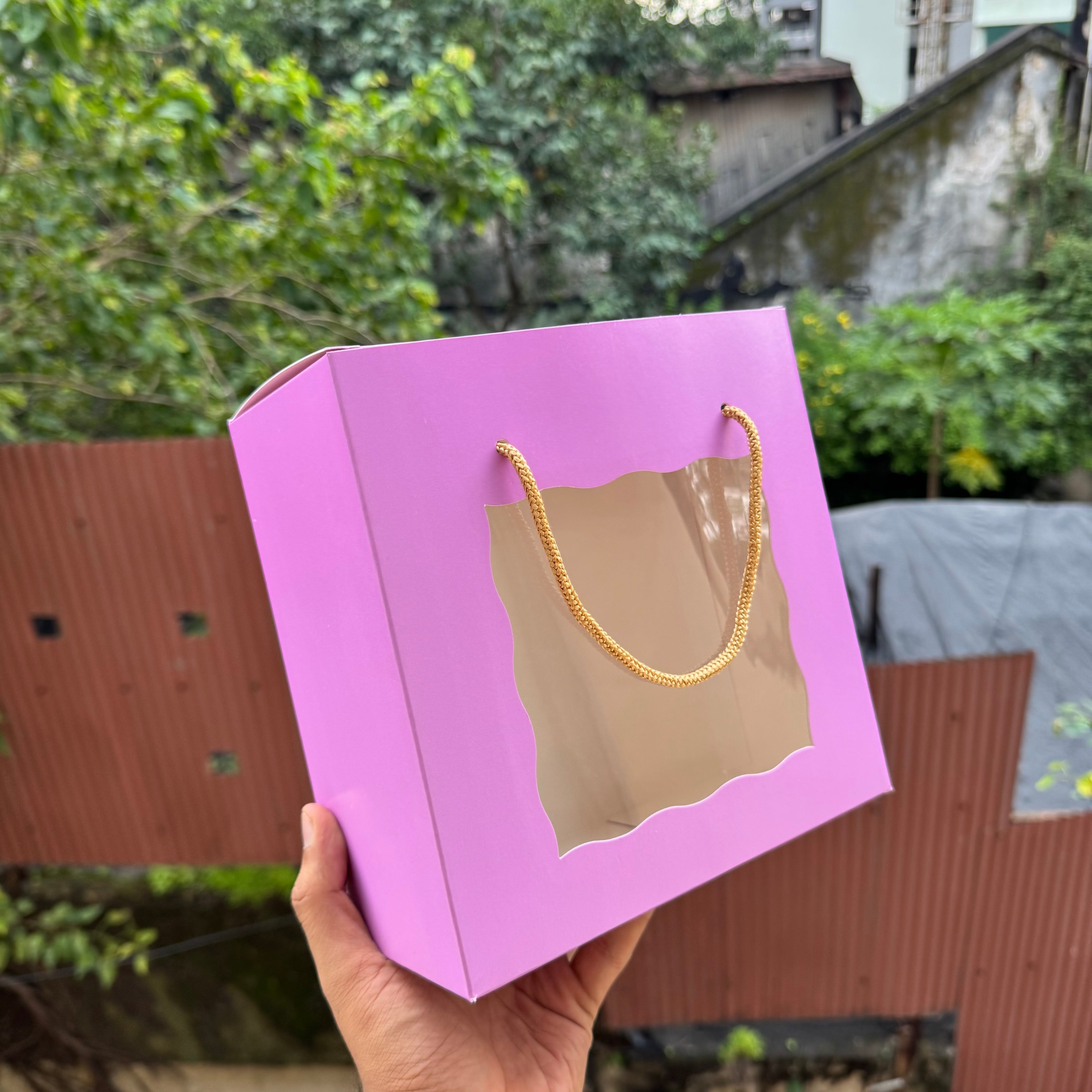 Hamper Bag With Handle 8” (10pc)