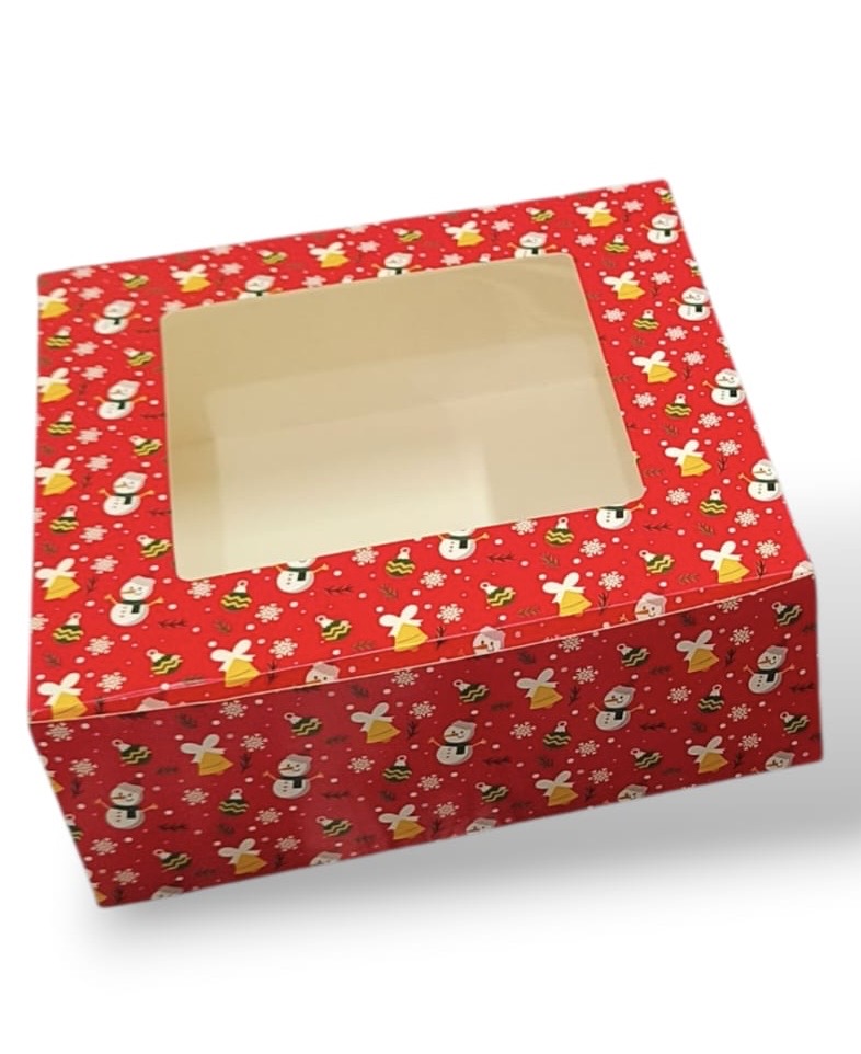 Christmas 1 kg cake box (10 pc)