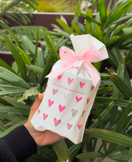 Gift Bags With Ribbon (50pc)